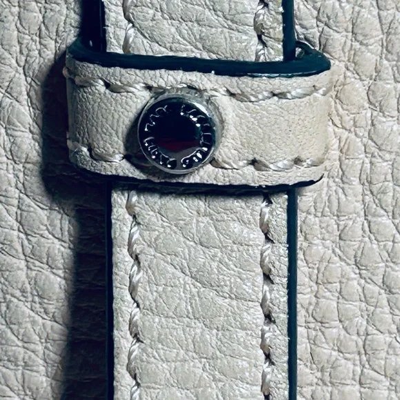 Karl Lagerfeld “Toby” Blush Pink Leather Tote with Tassel Charm - Picture 6 of 16